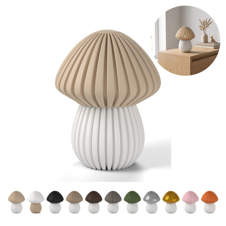 Farol seta para vela LED, aprox. 15,2 cm, sombrero con ranuras, PLA – Beige
