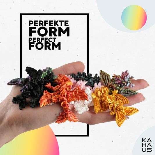 Dragón articulado de juguete para adultos (14+) – figura flexible impresa en 3D