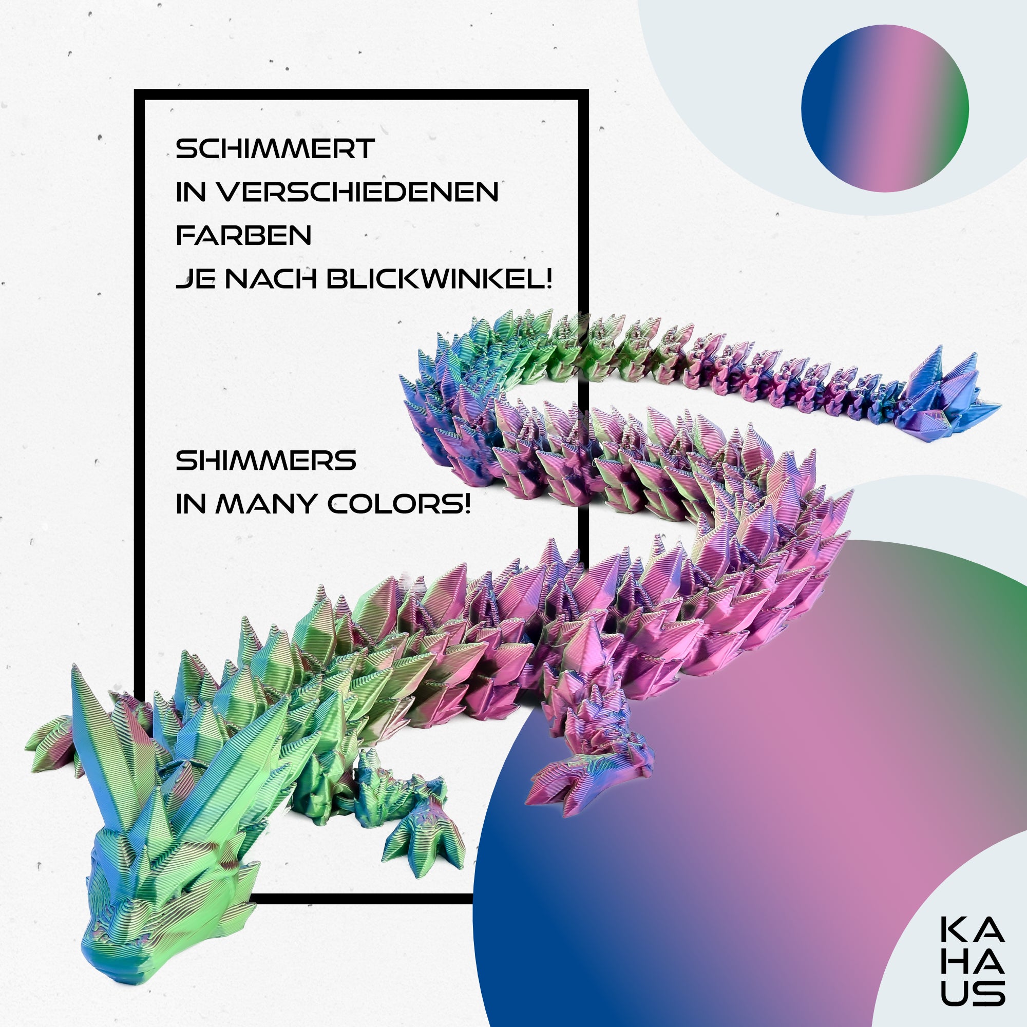 3D Dragon in Egg - Dragon Figure | 12 cm Large Egg | Multicolor Surprise Dragon | Hatching Movable Figure for Kids, Collectors & Fantasy Fans