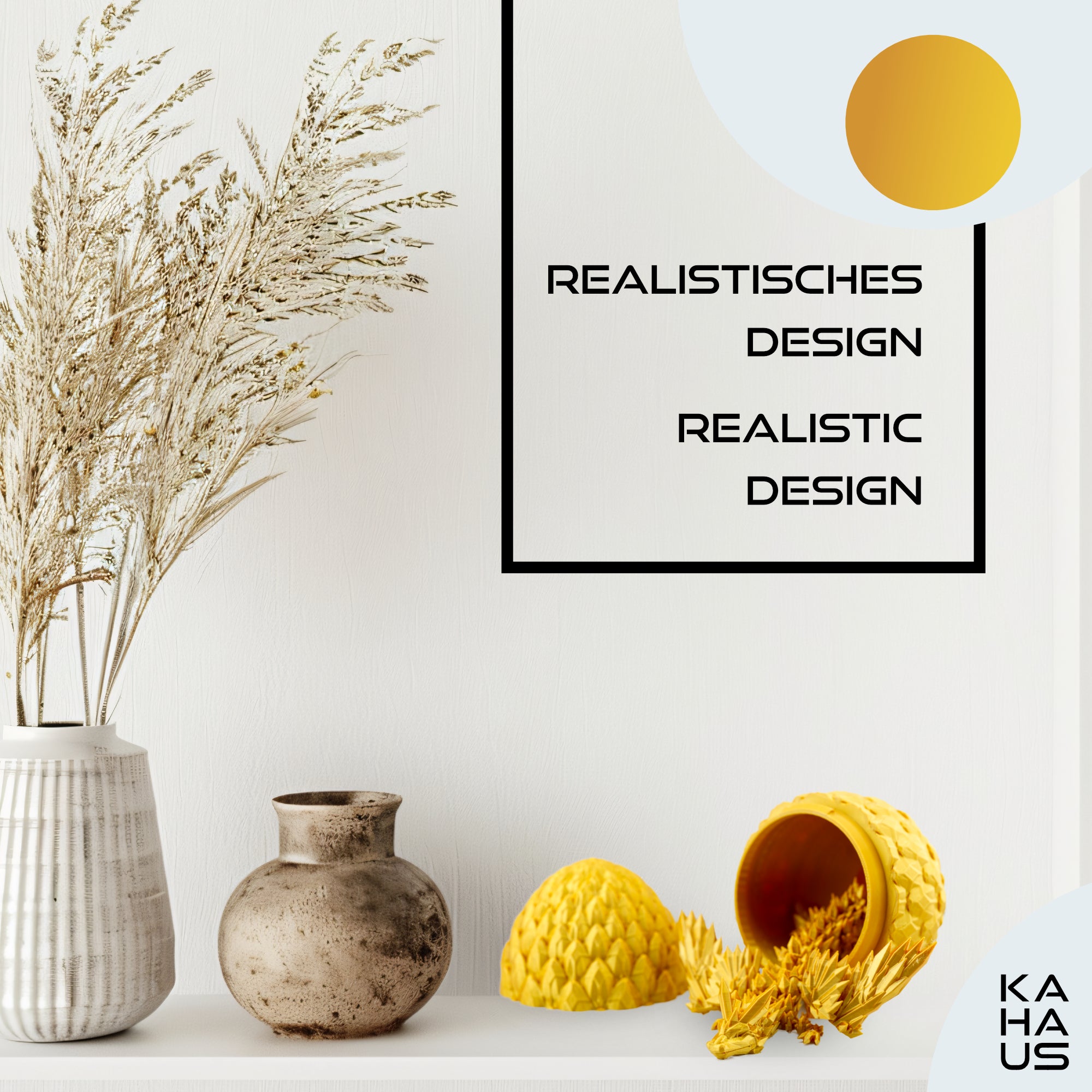 3D Dragon with Wings in Egg – 23 cm Dragon Figure with 12 cm Egg |Surprise Dragon | Movable Fantasy Toy & Collectible Figurine for Kids | Gift Idea