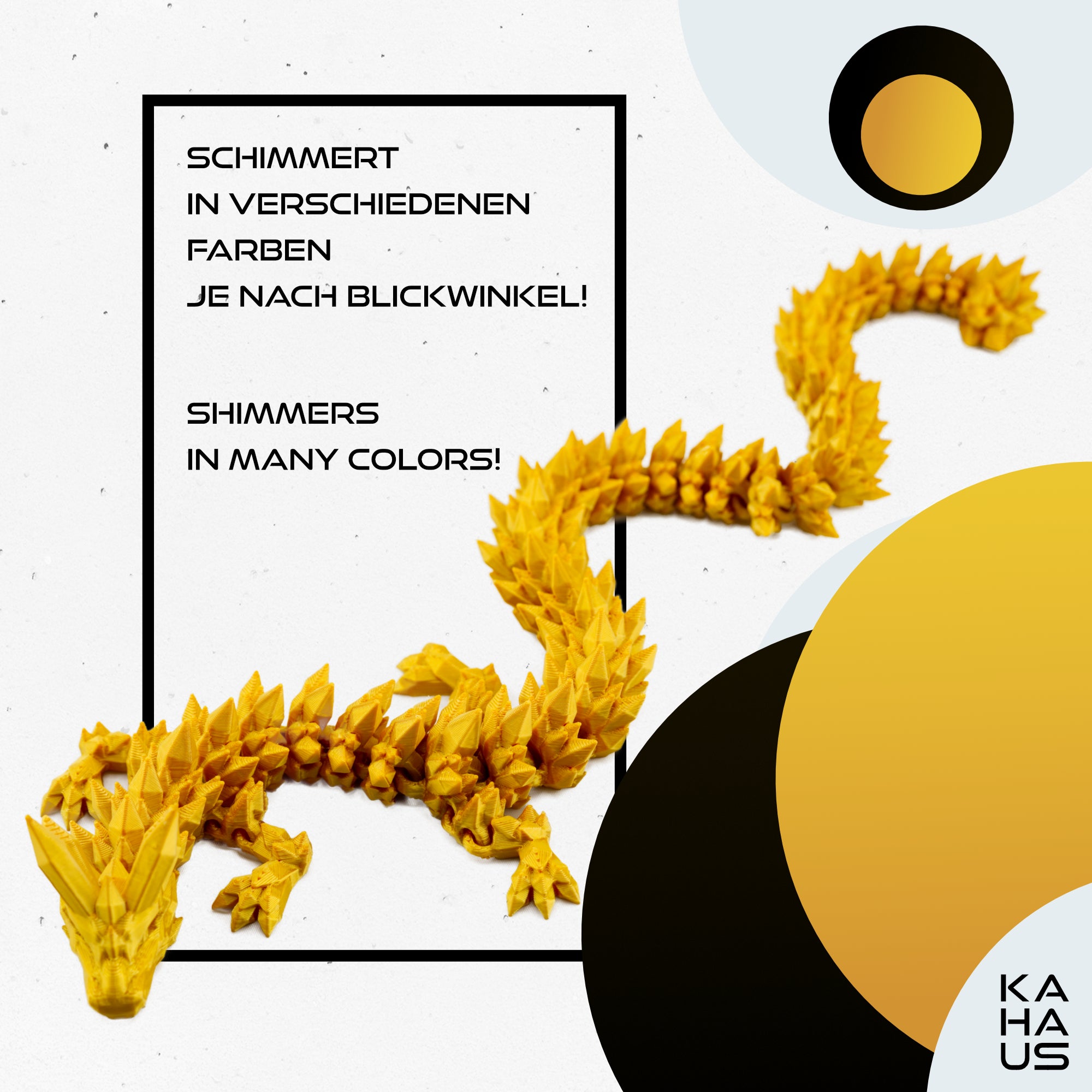 3D Dragon in Egg - Dragon Figure | 12 cm Large Egg | Multicolor Surprise Dragon | Hatching Movable Figure for Kids, Collectors & Fantasy Fans