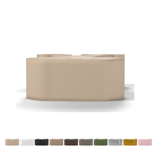 Pisică pe dovleac de Halloween, decor 9,3 × 5,5 cm, PLA – Beige