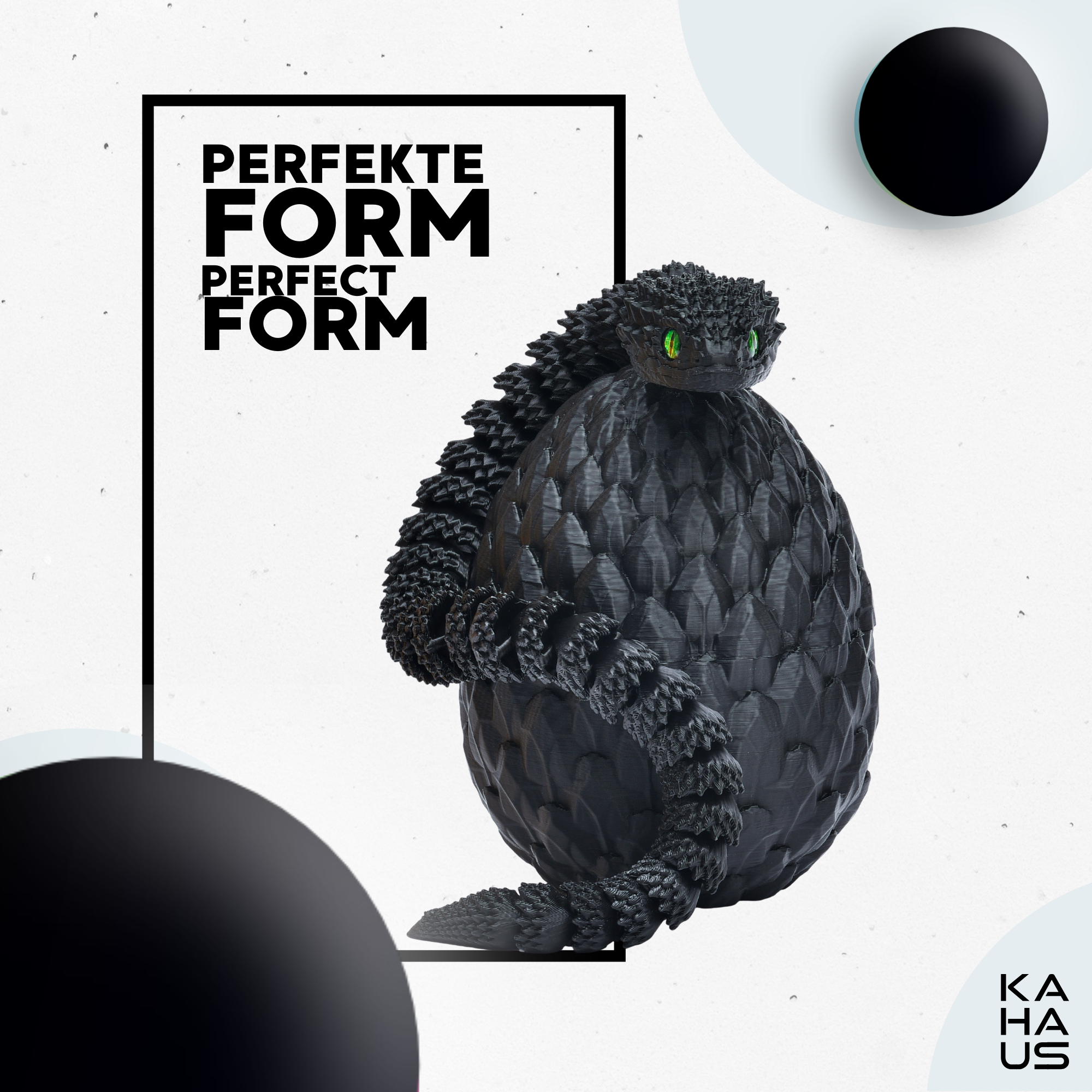 3D Snake in Egg | 27 cm Snake in 10 cm Egg | Surprise Figure & Gift for Kids