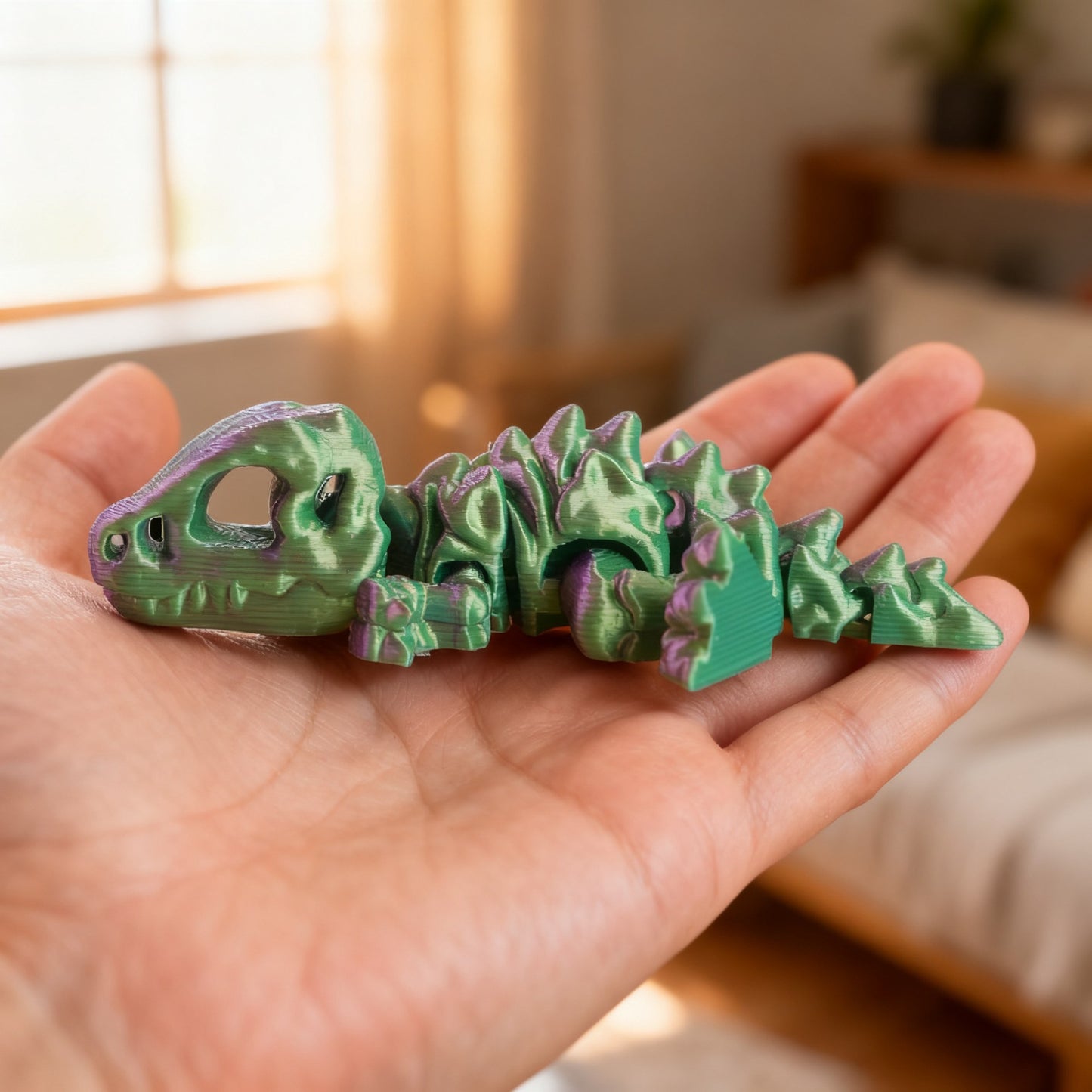 Dinosaurier T-Rex Skelett Figur beweglich 3D-Druck PLA – 15,5 cm #5