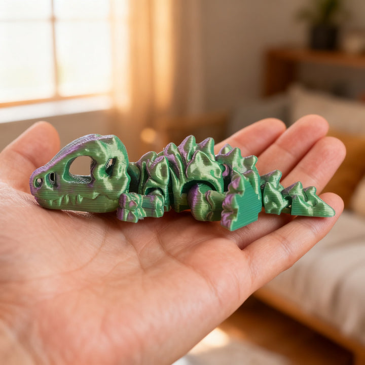 Dinosaurier T-Rex Skelett Figur beweglich 3D-Druck PLA – 15,5 cm #5