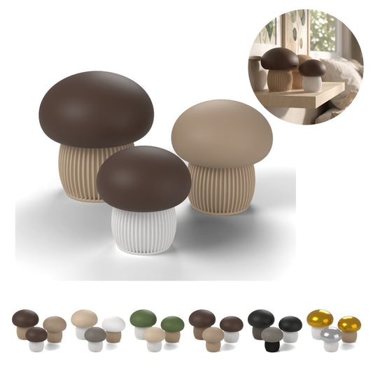 Juego de setas decorativas 3 uds.: grande, mediana y pequeña, 7,5 cm, PLA – beige