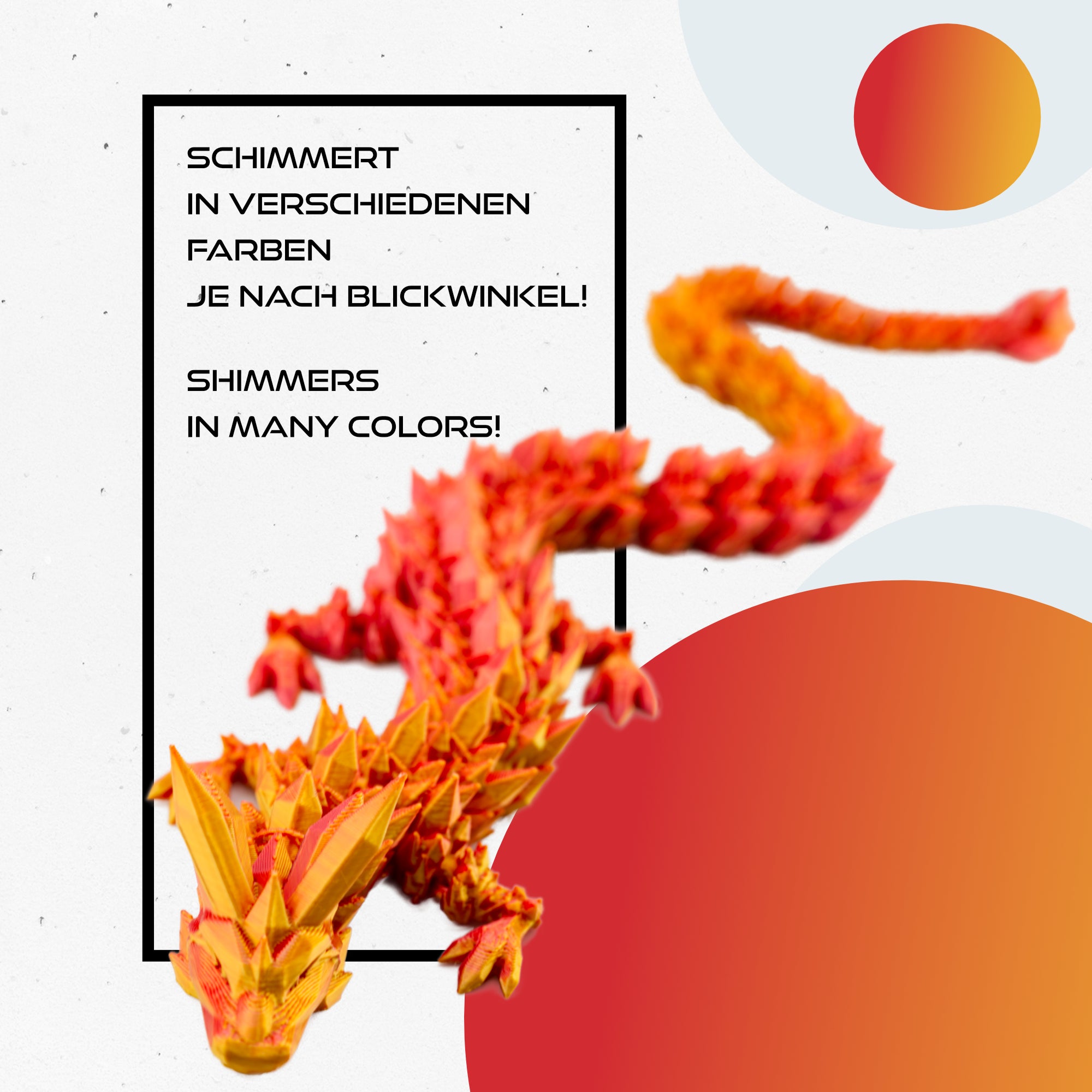 3D Dragon in Egg - Dragon Figure | 12 cm Large Egg | Multicolor Surprise Dragon | Hatching Movable Figure for Kids, Collectors & Fantasy Fans