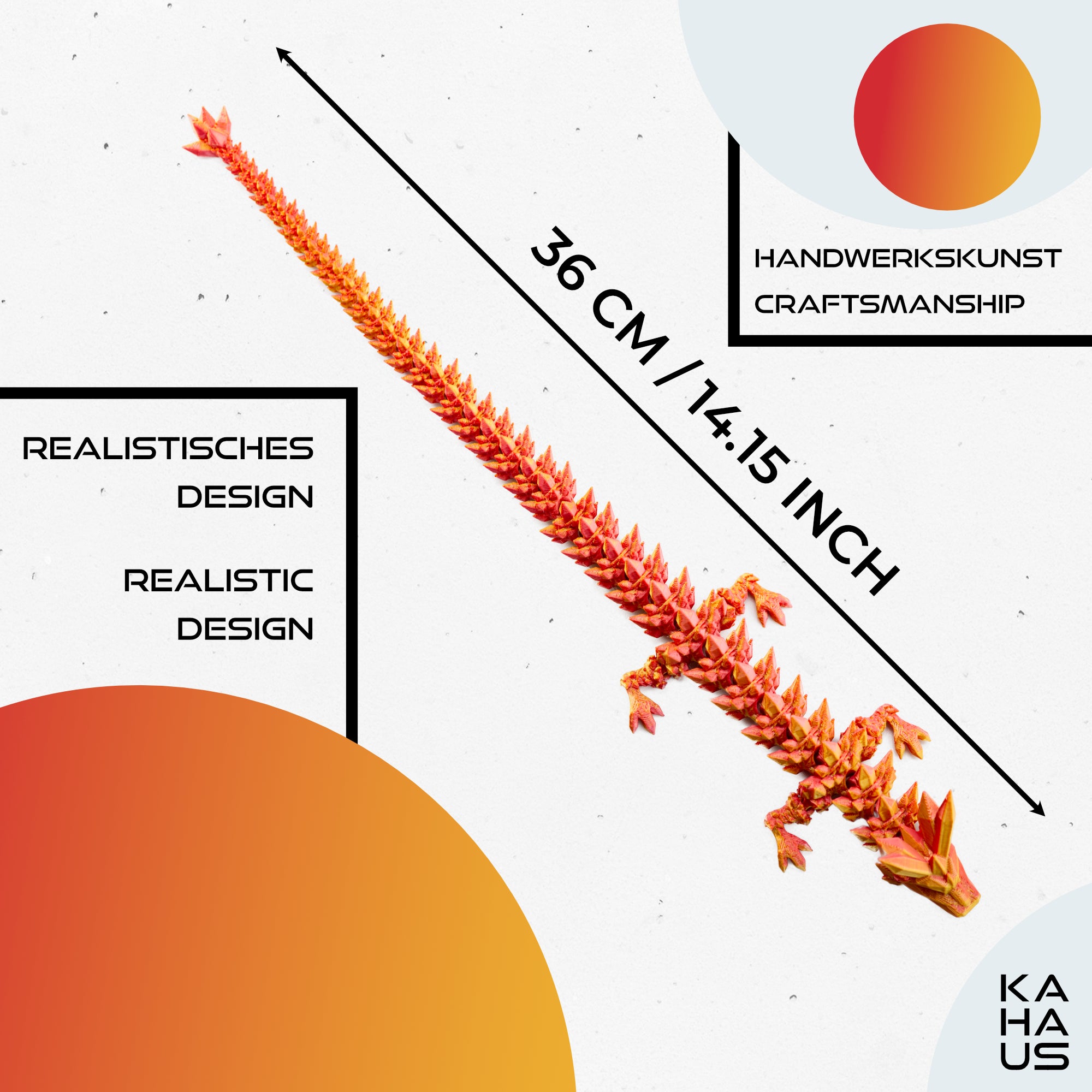 3D Dragon in Egg - Dragon Figure | 12 cm Large Egg | Multicolor Surprise Dragon | Hatching Movable Figure for Kids, Collectors & Fantasy Fans