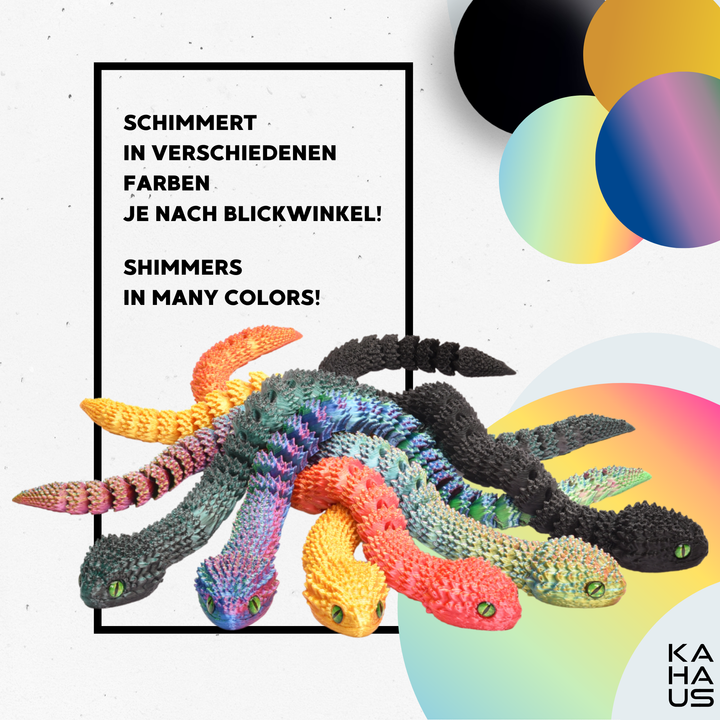 3D-Schlangen in Eiern – Überraschungsset (4er/6er-Pack)
