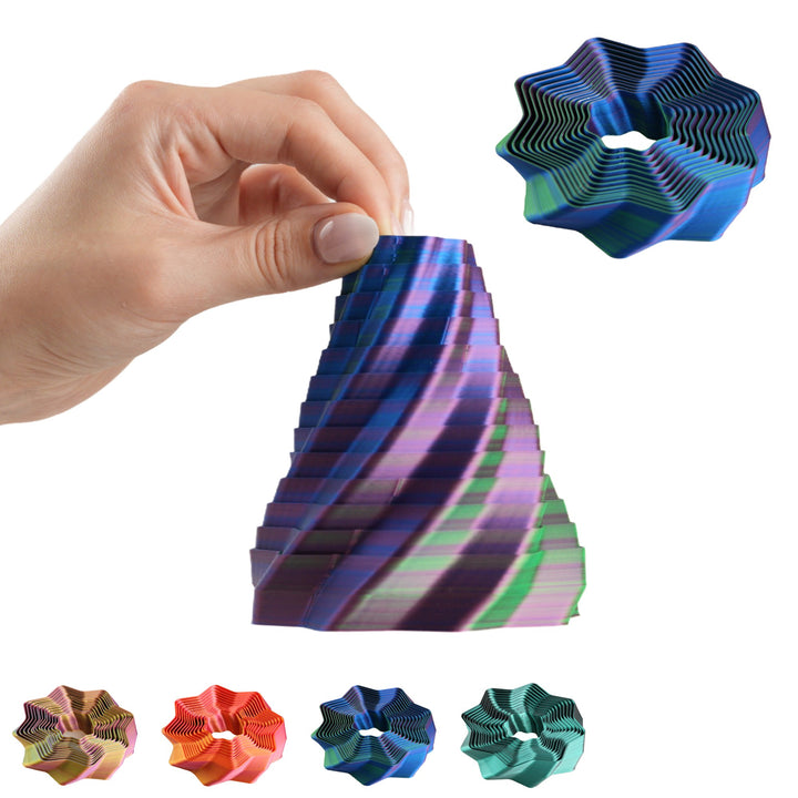 Tornado Tower Fidget Toy 9 cm – 3D-Druck Schreibtisch Spielzeug PLA #1