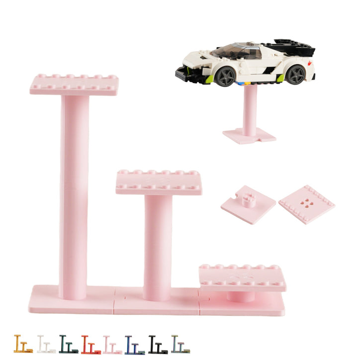 Car Display Stand Set of 3, Modular Rack for Model Cars, 3D Printed – Sakura
