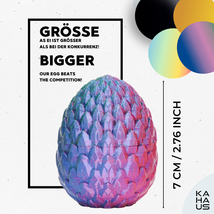 3D-Schlangen in Eiern – Überraschungsset (4er/6er-Pack)