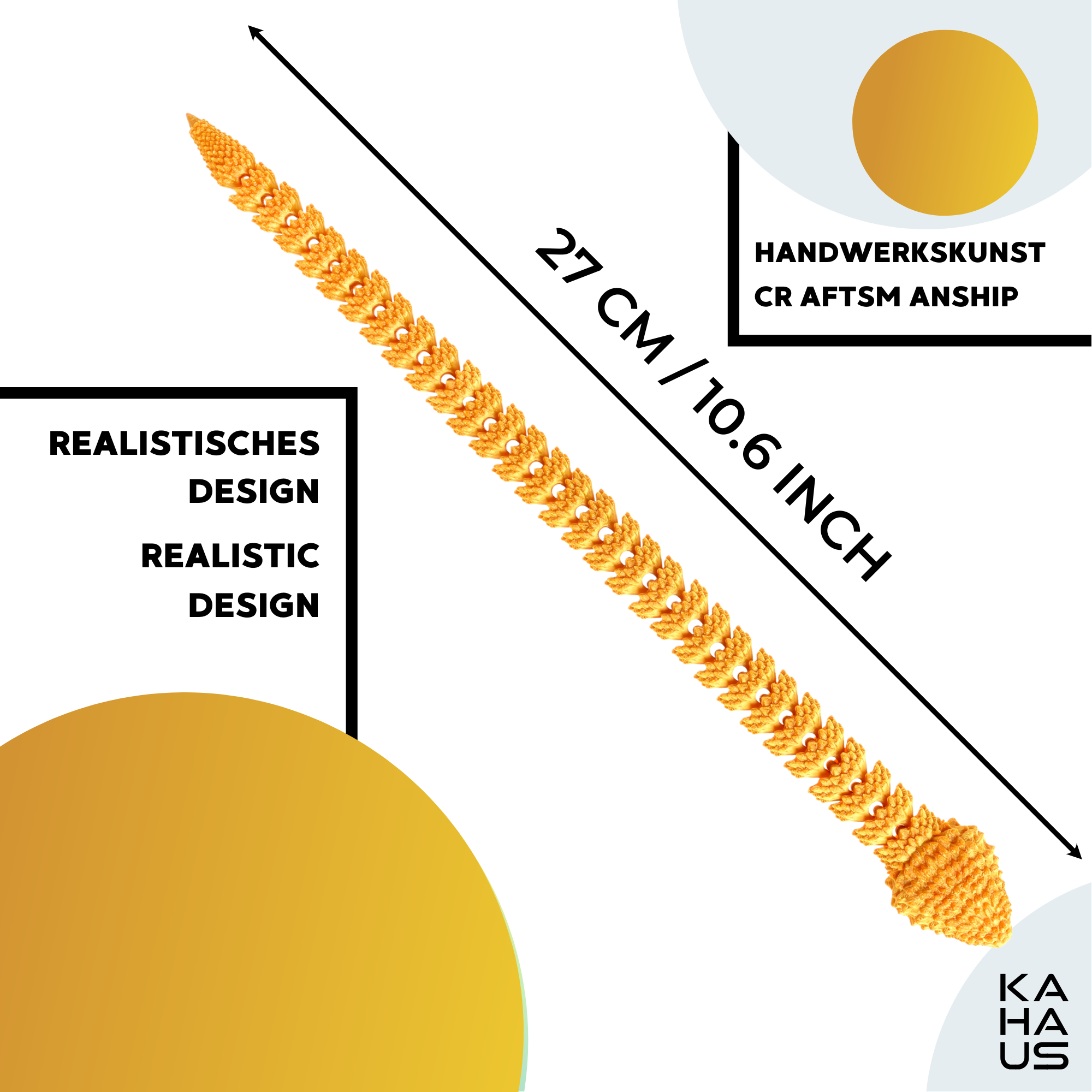 3D Snake in Egg | 27 cm Snake in 10 cm Egg | Surprise Figure & Gift for Kids