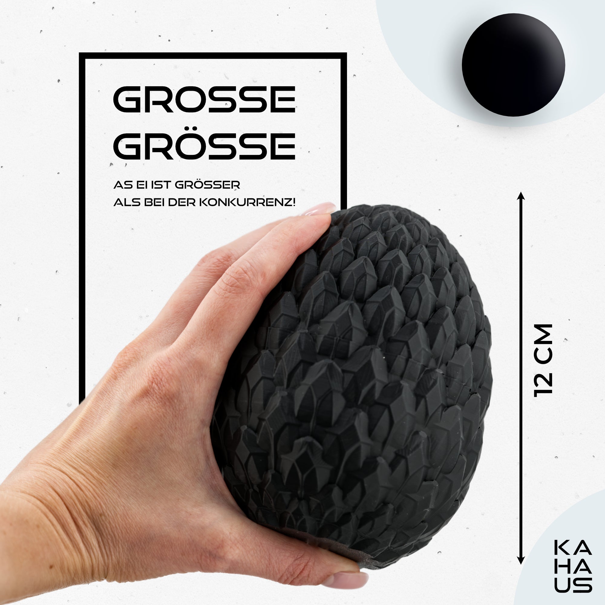 3D Dragon with Wings in Egg – 23 cm Dragon Figure with 12 cm Egg |Surprise Dragon | Movable Fantasy Toy & Collectible Figurine for Kids | Gift Idea