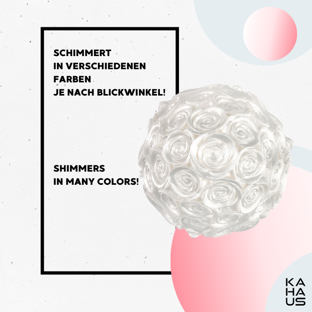 Decorative 3D Egg – White with Flower (12 cm)