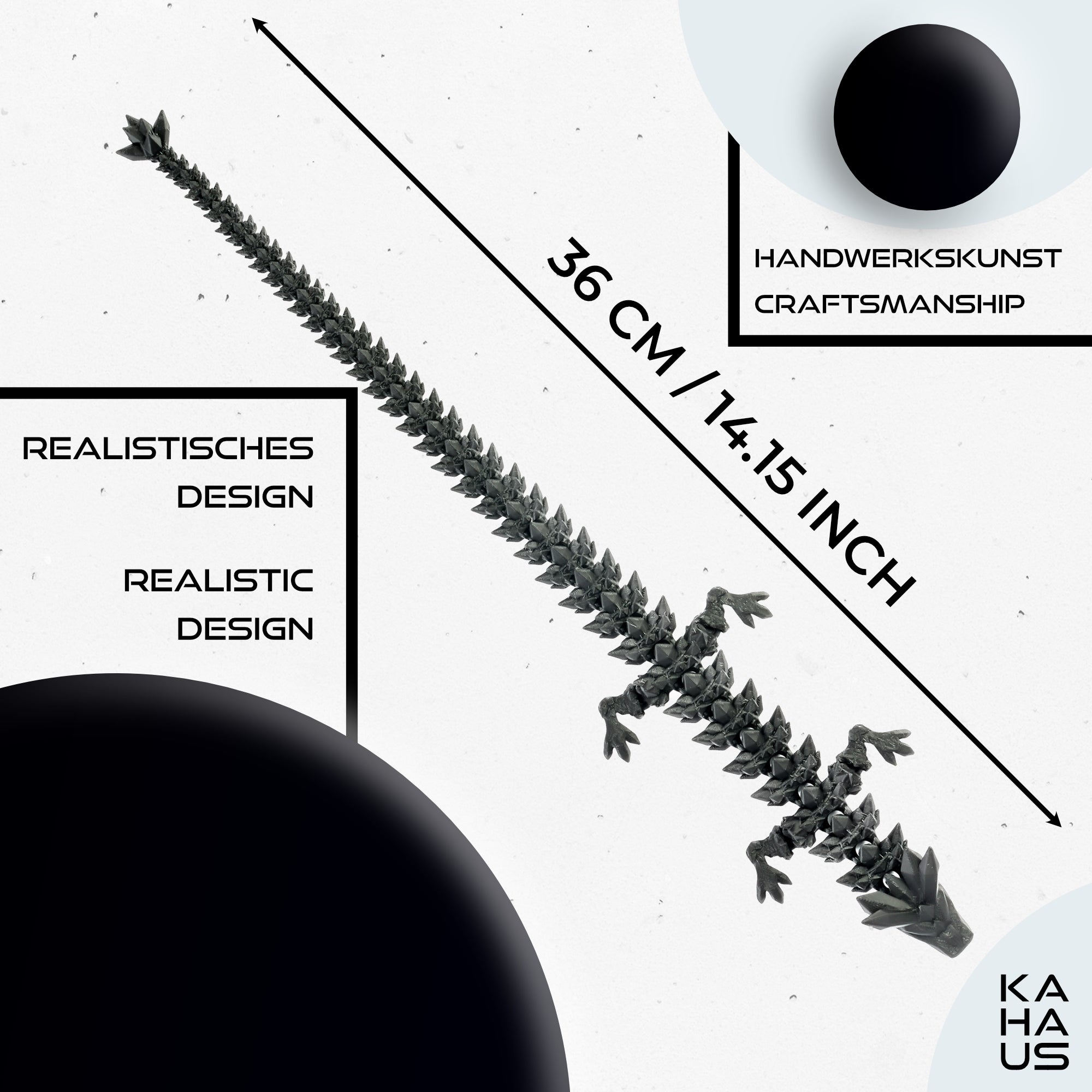 3D Dragon in Egg - Dragon Figure | 12 cm Large Egg | Multicolor Surprise Dragon | Hatching Movable Figure for Kids, Collectors & Fantasy Fans