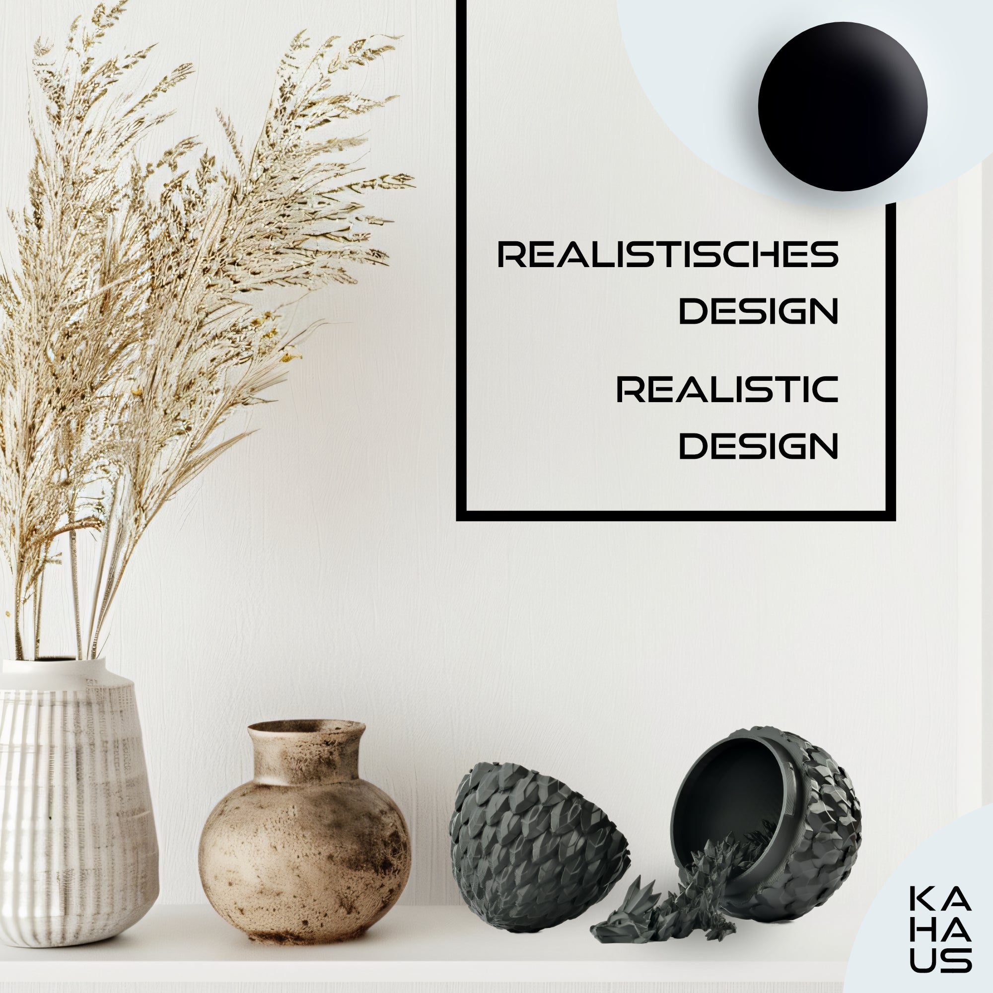 3D Dragon in Egg - Dragon Figure | 12 cm Large Egg | Multicolor Surprise Dragon | Hatching Movable Figure for Kids, Collectors & Fantasy Fans