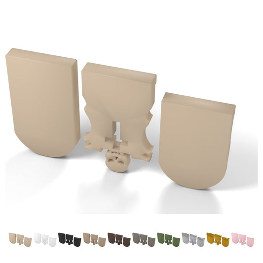 Pietre funerare Halloween, 3 buc., înălțime 8,9 cm, PLA – Beige