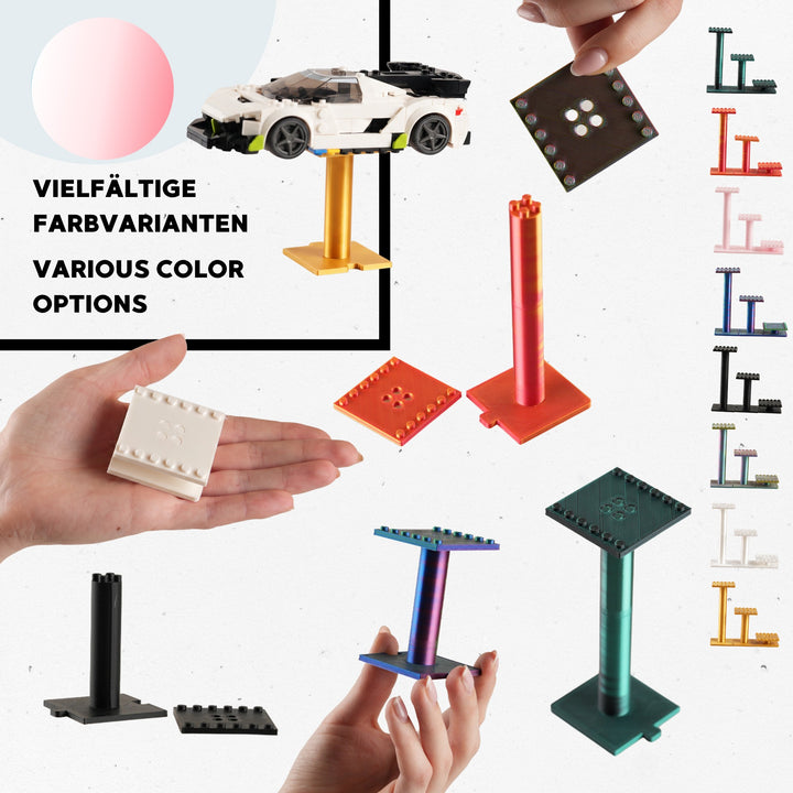 Car Display Stand Set of 3, Modular Rack for Model Cars, 3D Printed – Sakura