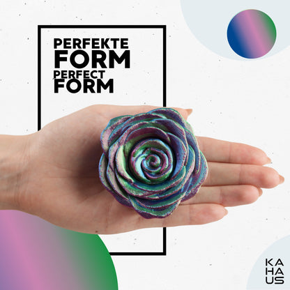 Rose Spinner Fidget Toy 8 cm – 3D-Druck PLA, leises Schreibtischspielzeug #2