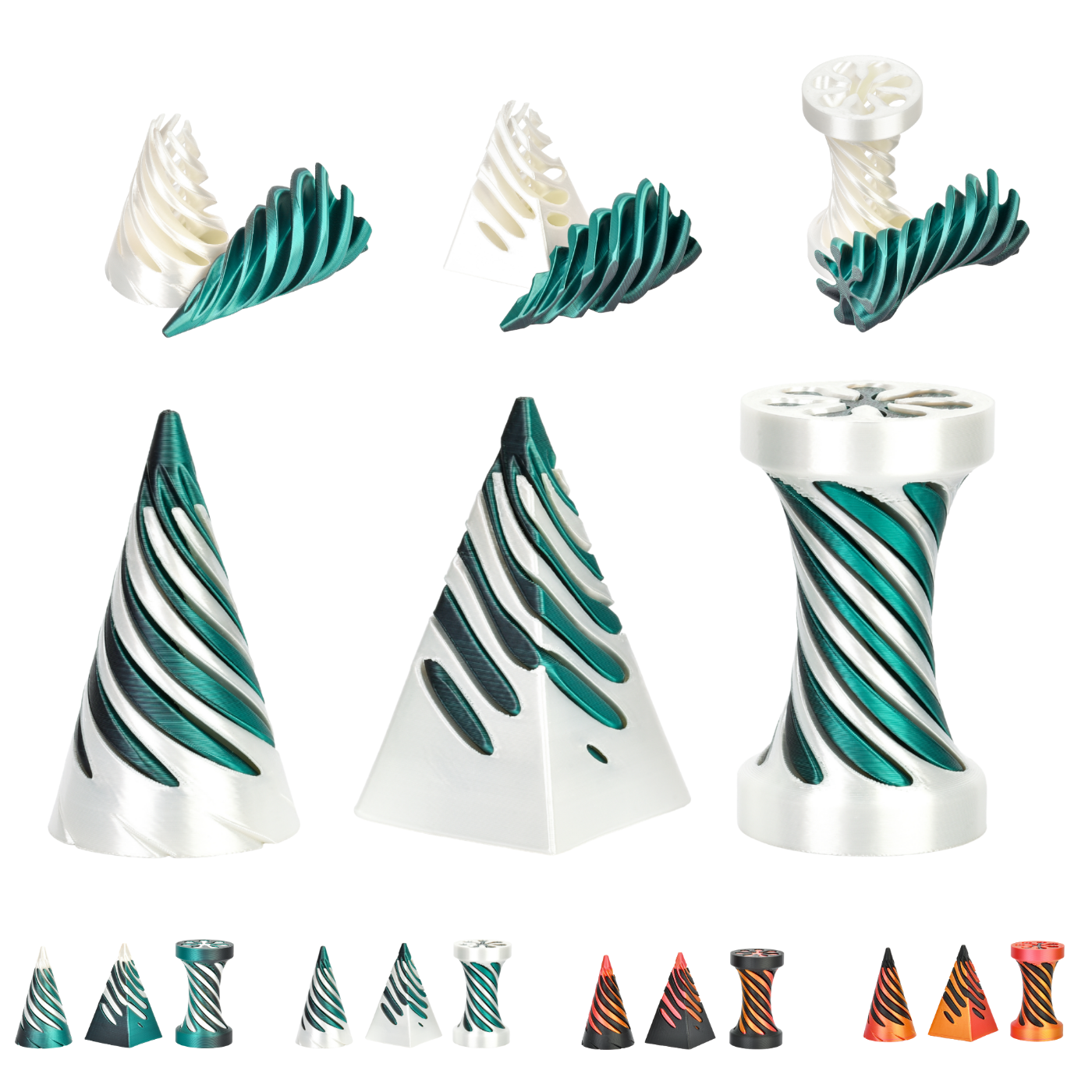 Fidget Spiral – 3-Set Sensory Anti-Stress Toy