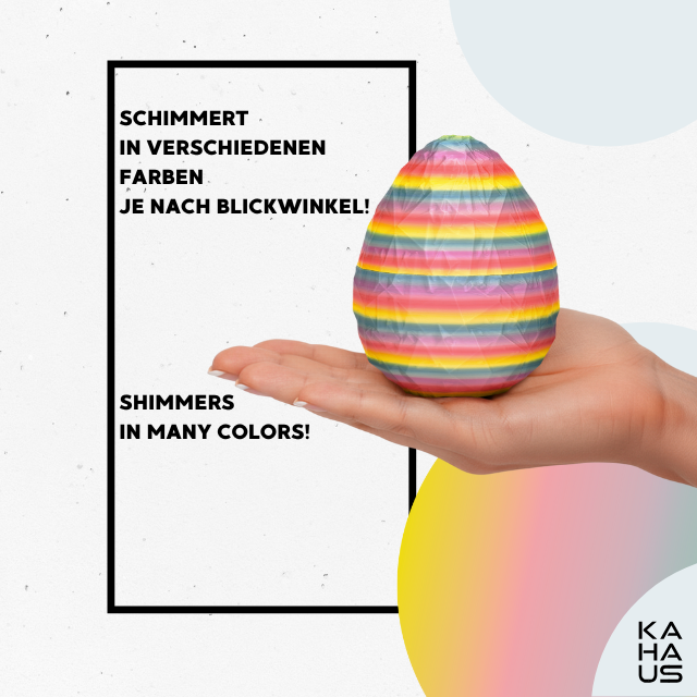Decorative 3D Egg – Fantasy Display Egg (10 cm) – Colorful Mix #c:colorful-mix