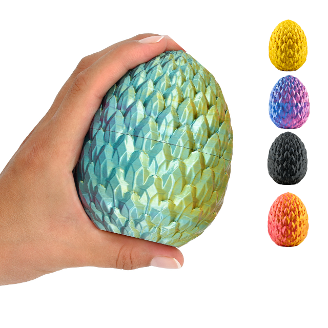 Œuf décoratif 3D – œuf fantasy (7 cm)