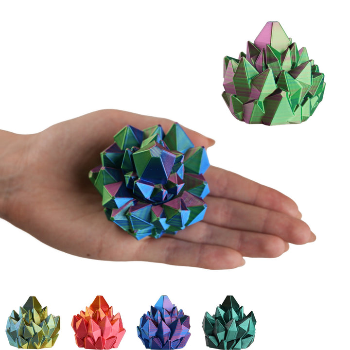 Fidget toy Crystal Spinner – spinner 3D, do ręki i biurka 7 cm