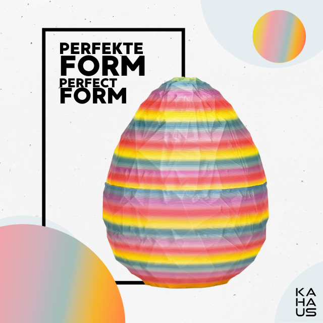 Decorative 3D Egg – Fantasy Display Egg (10 cm) – Colorful Mix #c:colorful-mix